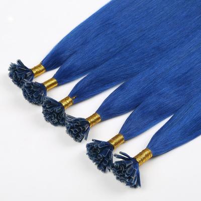 China Belle Hair Silky Straight Keratin U Tip Colored Prebonded Hair Extension Seller for sale