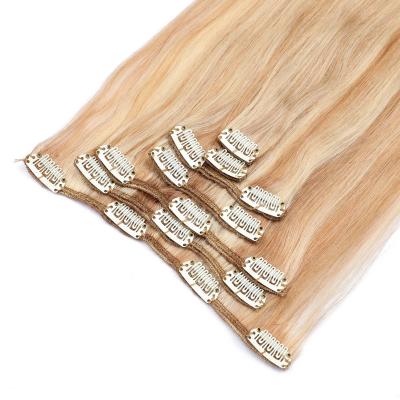 China Belle Hair Hot Sale Double Balayage Silky Straight Drawn Weft Human Hair Clip In Remy Hair Wholesale Seamless Human Hair In Exte for sale