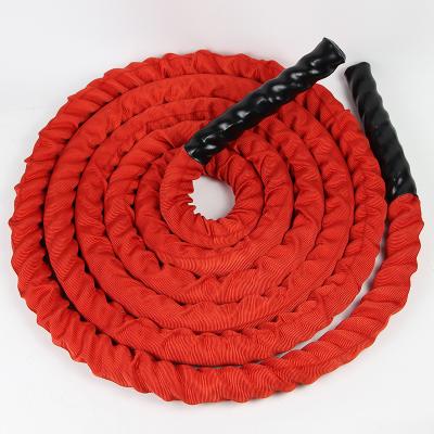 China Polyester 50mm 38mm 100% Polyester Perfect Training Ropes, Heavy Rope Fitness, Battle Rope with Nylon Cover for sale