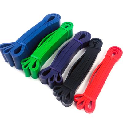 China Yellow/Red/Black/Purple/Green/Blue/Organe/Grey Exercise Resistance Loop Band Set for sale