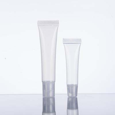 China Eco-Friendly Vazio Clear Soft Tube Lip Balm Tube Lip Gloss Cosméticos Stock Cosméticos Embalagem 8ml 15ml à venda