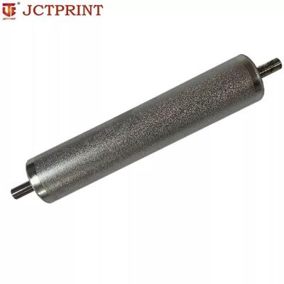 China 100mm Leather Texturizing Roller / Leather Embossing Cylinder with Square Pattern 2mm Depth for sale