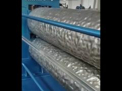 Plastic Leather Embossing Roller Machine Anilox For Sizing / Coloring