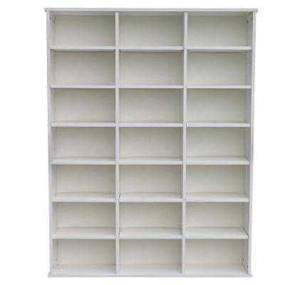 China Factory Direct Selling Melamine Adjustable Panel Bookcase Wooden (Height) Shelf For Hotel Home Office for sale