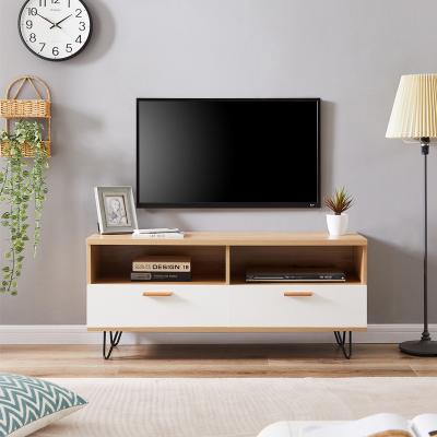 China Design Adjustable Luxury Living Room Furniture Modern Wooden TV Cabinet (Other) TV Stand for sale