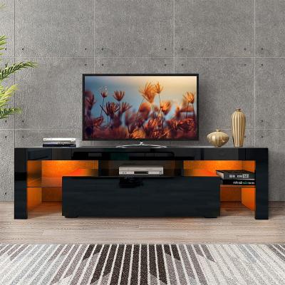 China (Other) Adjustable Single TV Stand Factory Direct Selling Melamine MDF Board Living Room TV Cabinet For Farmhouse for sale