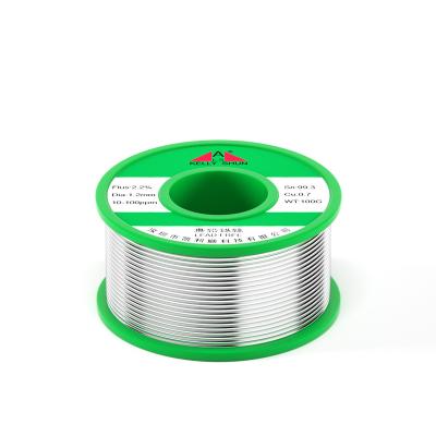 China High Purity Environmental Friendly Lead Free Sn Cu Kellyshun Solder Wire 100g for sale