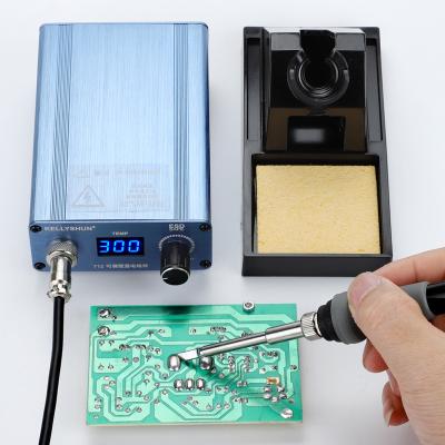 China Kellyshun T12 Station Constant Temperature Adjustable Soldering Iron Mobile Phone Fast Soldering Repair T12 for sale