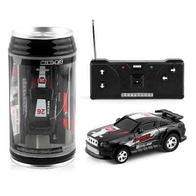 China Easy Control Bar Hoshi 20km/h Coke Can Micro Mini Rc Car Radio Remote Control Racing Car 4 Frequency Toy For Children Gifts Rc Models for sale