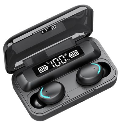 China Waterproof Headphones Mini True Wireless Earbuds F9-5c Tws V5.0 Headset Touch Control Stereo Sports Gaming Headphones Support 9d Earbuds for sale