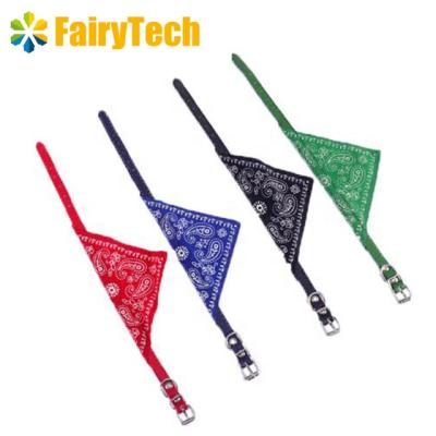 China Custom Printed Lights Triangle Scarf Bandana, Pet Collar Dog Collar Cat Collar for sale