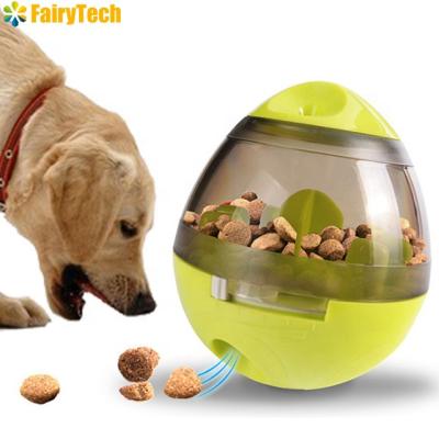 China Amazon Sustainable Hot Sale Dog Treat Ball and Interactive Food Dispenser Tumbler Toy for Dogs and Cats for sale