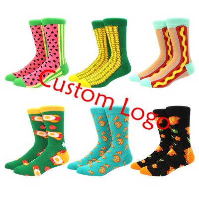 China Breathable High Quality Design Cotton Custom Embroidered Print OEM Socks Embroidery Logo Custom Custom Logo Sports Mens Socks for sale