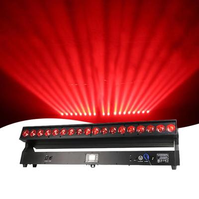 China Theme Park High Performance Printing X4 Bar 18 Bar 18 Fixtures RGBW 4in1 Powerful Zoom Moving Head for sale