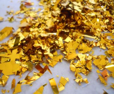 China Hotel Grace Silver Gold Confetti Paper Confetti Cannon Metallic Paper for sale