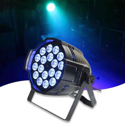 China Theme Park Grace Indoor LED Par Can 18*18W RGBWAUV 6in1 Par Light for sale