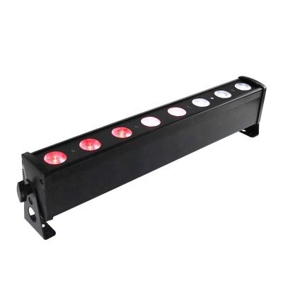 China Hotel Grace Dmx 512 LED Digital Bar 8*4W Rgbw Pixel Bar for sale