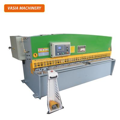 China Building Material Shops Metal Cutting Shear Machine With ESTUN E21 And Germany Rexroth Valves for sale