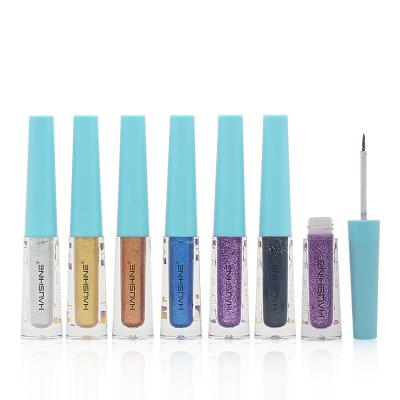 China Liquid Waterproof Shimmer Gold Eyeliner Metallic Colored Eyeliners Silver for sale