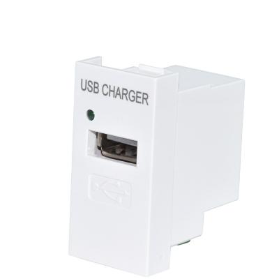 China Factory Supply Cheap Price 45*22.5 USB Fast Charging Charger Module, DC5V 1A USB Outlet Charging Socket Without Shutter for sale