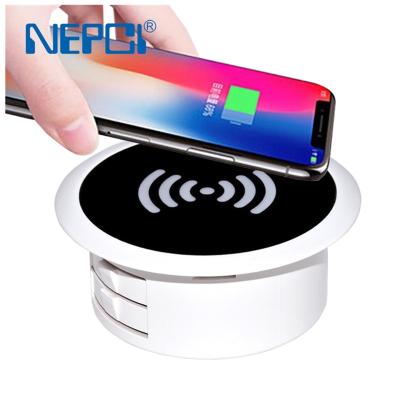 China New Model XJY-DC-03 Fast Charging Wireless Charger 15W QI Wireless Charger With USB Port Type C for sale