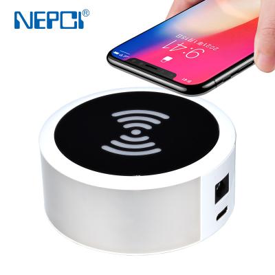 China NEPCI Cell Phone Mobile Phone Wireless Charger With LED Universal Portable Mobile Fast Charger XJY-DC-05-15W for sale