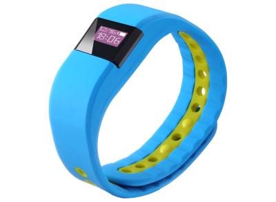 Chine Bracelet bleu-clair de Bluetooth de bracelet intelligent réglable frais de sports à vendre