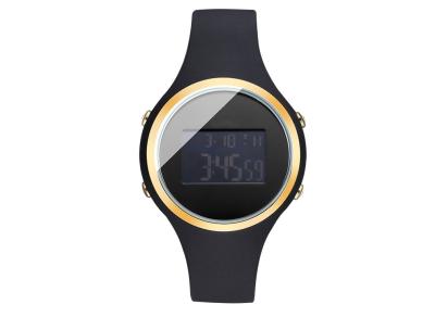 China Reloj de señoras negro de los dígitos de los relojes 12 del LCD Digital con la función de la alarma en venta