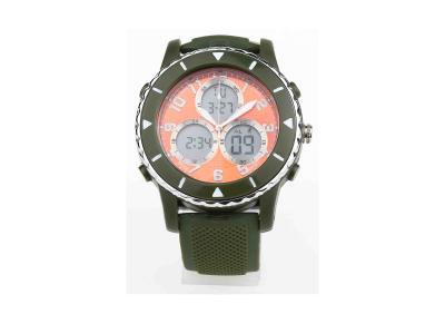 China Gift Analog Digital Sport Mens Wrist Watches With Dual Time Display LCD for sale