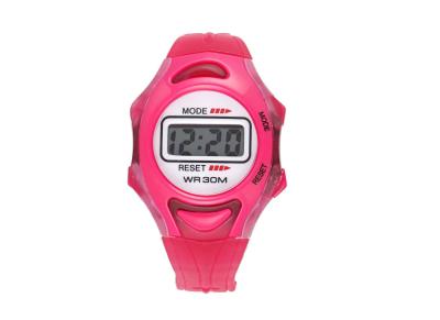 China Caramelo del regalo - relojes coloreados de señora LCD Digital, reloj de la prenda impermeable de las muchachas en venta