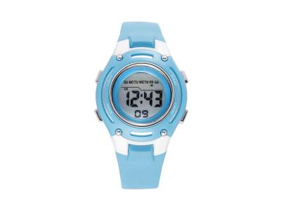 China Aqua Blue LCD Digital Sport Wrist Watches China Movement / Japan Battery for sale