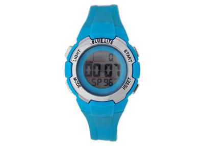 China Reloj del deporte del LCD Digital del regalo de los niños de la luz de la parte posterior del EL de la PU de la caja del ABS prenda impermeable de 30 M en venta