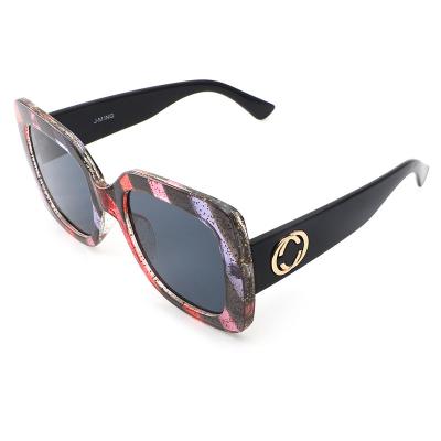 China Retro Eyewear trade European and American border sunglasses fashion trend personality street shooting large square sunglasses for sale