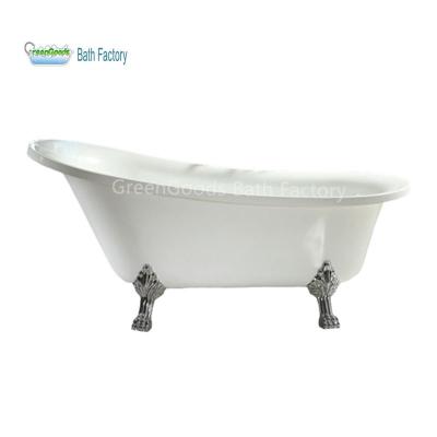 China GreenGoods Bath Claw Foot Vintage White 140cm Freestanding Bathtub for sale