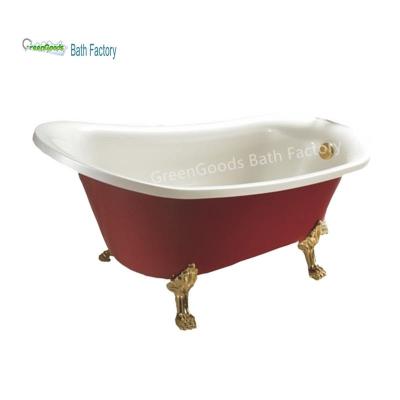 China Elegant Red Bath Factory Japan Beverage Antique Appearance GreenGoods Tub for sale