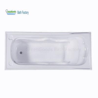 China Body Soaking Australia 1.7m Simple Acrylic Portable Bathtub For Adults for sale