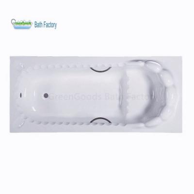 China Chinese Incorporated Manufacturers Wholesale Acrylic Embedded Small Bathtub Rectangular Tub Sizes Price for sale