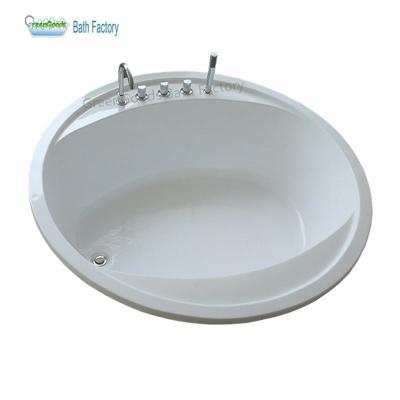 China Factory Price Embedded Japanese Hot Tub Round Soaking Tub In Dubai for sale