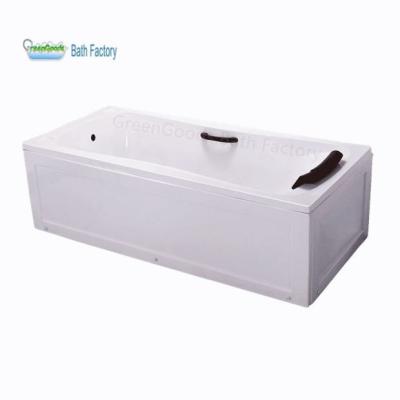 China Price Bubble Hydromassage Micro Alcove Bathtub Soaking Body for sale