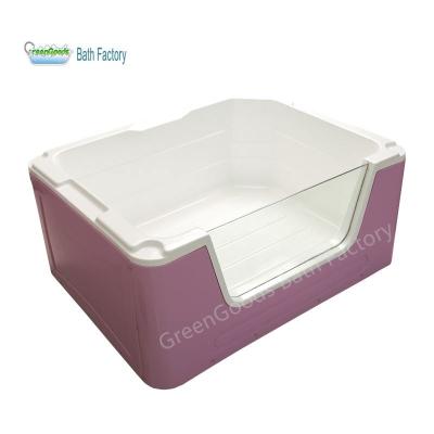 China Freestanding Acrylic Baby Tub Pool Spa Child Size Glass Hot Tub for sale