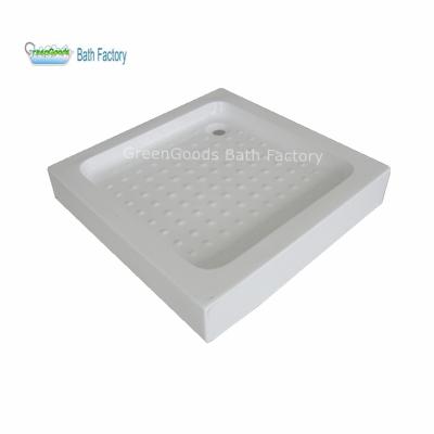 China Shower GreenGoods Bath Factory Bathroom Acrylic Shower Tray Pan Liner for sale