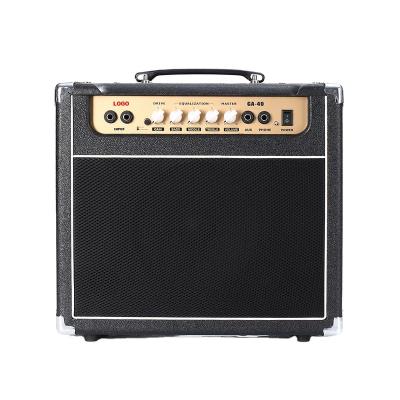 China Factory Custom 40W Guitar Speaker Guitar Speaker Guitar Amplifier with Warping Effect GA-40 GA40 for sale