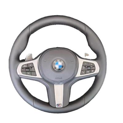 China Racing M Power Car Steering Wheel Hot Selling Leather Steering Wheel For BMW 3 Series 5 Series G20 G30 Modified M Power Steering Wheel for sale