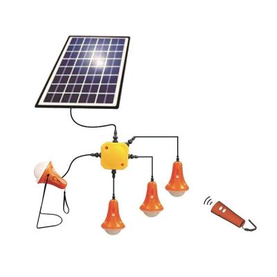 China Portable Solar Emergency Lantern Solar Home System Rechargeable Led Bulb for sale