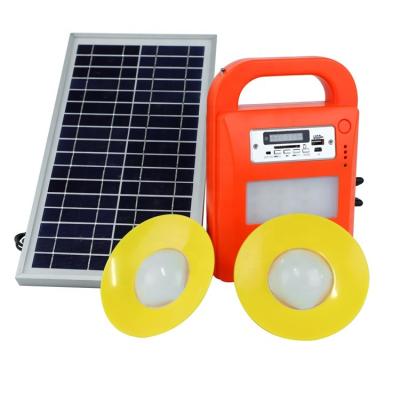 China New Design Three-grade Adjustable Home Brightness 3W Home Emergency Light Solar Systems for sale