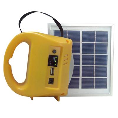 China High Quality Solar Rechargeable Emergency Light Solar Powered Camping Lights With Mobile Phone Charging for sale