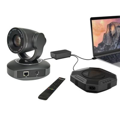 China Alle-in-één van het het Confererensysteem 1080p 10x van HD Video en Audio de Optische zoomfunctiesptz Camera en Speakerphone Te koop