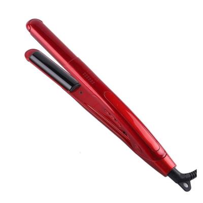 China Outdoor Titanium Flat Irons Wholesale Private Label Ceramic Coating Ionic Flat Hair Straightener Curler for sale