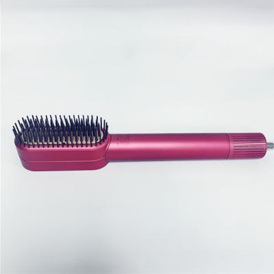 China Hotel HY Factory Wholesale Custom High Quality Electric Hair Straightener Hot Air Comb Brush for sale