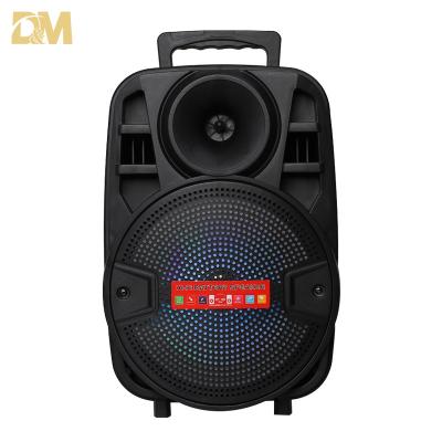 China Factory Price Dolby Digita 8 Inch Pair Karaoke Speaker Wired Subwoofer Amplifier With Remote Portable Speaker For Party for sale